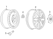 2006 Buick Rainier Wheel Cover Diagram - 9594939