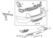 Cadillac CT5 Bumper Diagram - 84831938