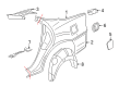 2005 Chevy Impala Fuel Filler Housing Diagram - 10403630