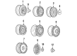 1989 Cadillac DeVille Emblem Diagram - 25532863