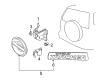 1999 Chevy Tracker Emblem Diagram - 30023404