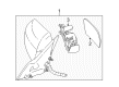 Cadillac CTS Side View Mirrors Diagram - 25765009