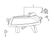 Buick LaCrosse Fog Light Diagram - 9011021