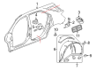 Chevy Equinox Fuel Filler Housing Diagram - 22847036