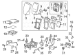 2024 GMC Sierra 2500 HD Cup Holder Diagram - 85635098