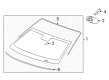 2013 Chevy Camaro Mirror Cover Diagram - 22759323