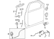 2009 Chevy Suburban 1500 Door Handle Diagram - 84053440