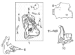 2022 Chevy Corvette Fuel Tank Strap Diagram - 84754061