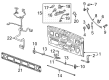 Chevy Silverado 2500 HD Door Striker Diagram - 84488995