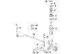 Buick LaCrosse Sway Bar Link Diagram - 15236543