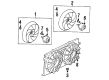 Oldsmobile Aurora Radiator fan Diagram - 12463011