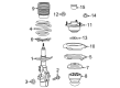 2023 Cadillac CT4 Shock Absorber Diagram - 84807823