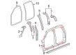 2010 GMC Sierra 3500 HD Door Seal Diagram - 22766400