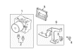 GMC Sierra 3500 HD ABS Control Module Diagram - 22858868