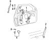 1988 Chevy Corsica Door Striker Diagram - 20670543