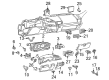 Chevy Impala Blower Control Switches Diagram - 16159876