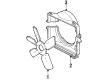 1984 Cadillac DeVille Fan Shroud Diagram - 1623157