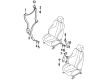 1998 Pontiac Sunfire Seat Belt Diagram - 12534994