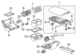 GMC Terrain Center Console Latch Diagram - 84292234