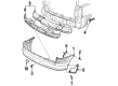 Oldsmobile Silhouette Bumper Diagram - 12335559