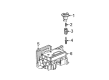 2002 Oldsmobile Bravada Spark Plug Diagram - 25334145