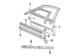 Buick Somerset Door Moldings Diagram - 20481588