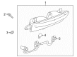 2017 Cadillac XTS Tail Light Diagram - 84450410