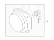 Hummer Fog Light Diagram - 25949920