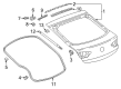 Buick Regal Sportback Door Striker Diagram - 13412955