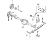 1991 Chevy Astro Brake Backing Plate Diagram - 18015445