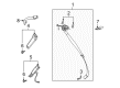 2006 Saturn Ion Seat Belt Diagram - 15887903