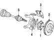 Oldsmobile Toronado Spare Wheel Diagram - 9590967