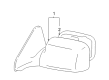 2006 Pontiac Vibe Side View Mirrors Diagram - 88969941