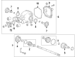 Cadillac ATS Drive Shaft Diagram - 23280385