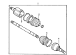 2008 GMC Acadia Wheel Seal Diagram - 19258266