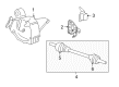 2006 Pontiac Solstice Axle Shaft Diagram - 15296760