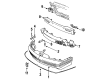 1996 Oldsmobile Cutlass Supreme Bumper Diagram - 10155463