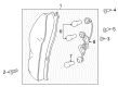 Chevy Spark EV Tail Light Diagram - 42441998