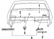 1985 Cadillac Seville Weather Strip Diagram - 20510192