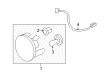 Cadillac Escalade EXT Fog Light Diagram - 10383562