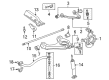 2005 Hummer H2 Sway Bar Link Diagram - 15840266