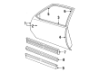 1985 Pontiac J2000 Sunbird Weather Strip Diagram - 22635797