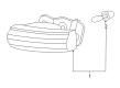 2004 Chevy Malibu Fog Light Diagram - 22626166