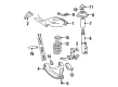 Pontiac Firebird Front Cross-Member Diagram - 10081659