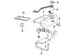 1993 Saturn SC2 Fuel Filler Hose Diagram - 21007672