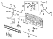 Chevy Silverado 1500 LD Door Hinge Diagram - 84536706