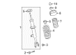 2017 Cadillac CT6 Shock Absorber Diagram - 84130114