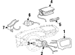 1998 Oldsmobile Achieva Air Bag Sensor Diagram - 16208019