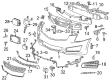 2013 Buick LaCrosse Parking Assist Distance Sensor Diagram - 23202663