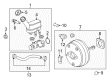 2007 Saturn Outlook Brake Booster Vacuum Hose Diagram - 15115078